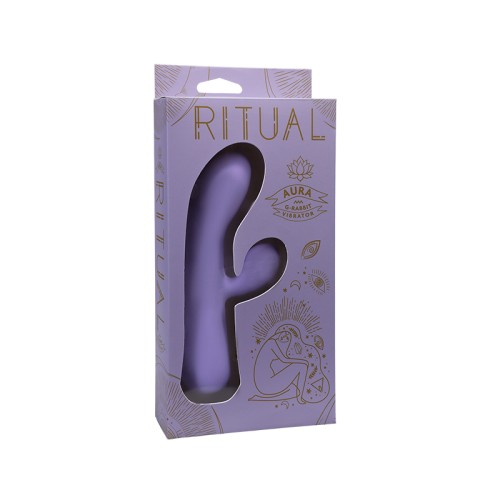 RITUAL Aura Vibrador Conejito de Silicona Recargable Lila