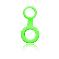 Ouch! Glow in the Dark Cockring & Ball Strap for Thrilling Bondage Fun