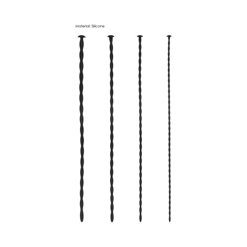 Ouch! Spiral Screw Urethral Sounding Beginner Set – Black