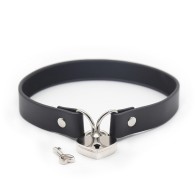 Ple'sur PVC Collar with Heart Lock