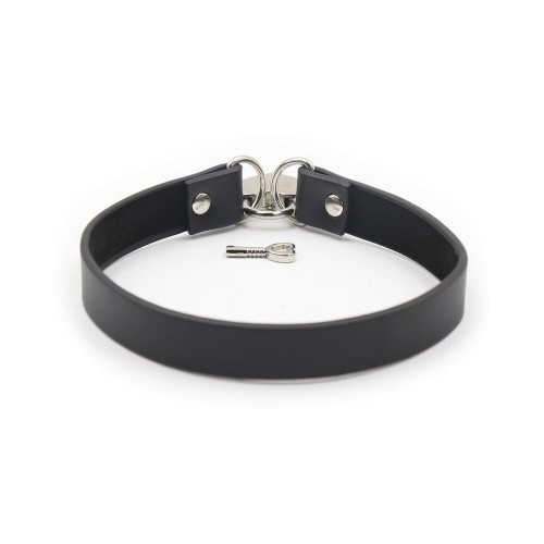 Ple'sur PVC Collar with Heart Lock