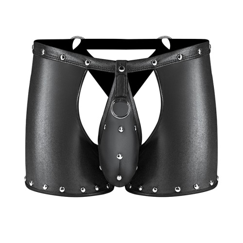 Short Estilo Chap Male Power Fetish Poseidon Negro S/M