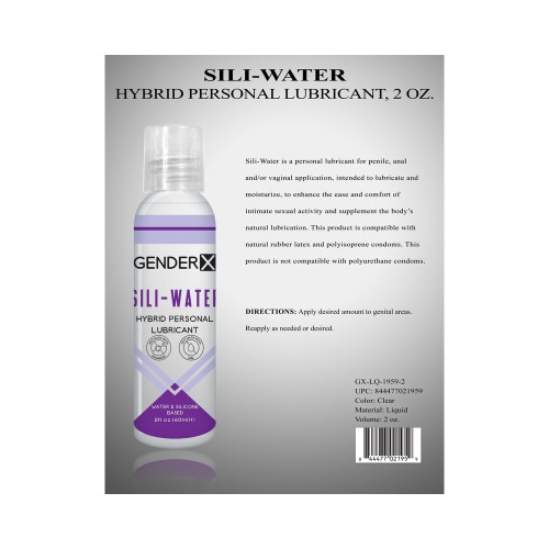 Sili-Water Hybrid Personal Lubricant 2 oz.
