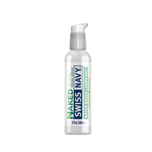 Lubricante a Base de Agua Swiss Navy Naked - 2 oz