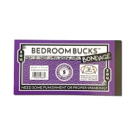 Bedroom Bucks Bondage Exciting IOUs