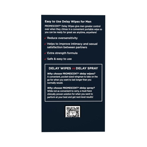 Promescent Delay Wipes for Lasting Performance