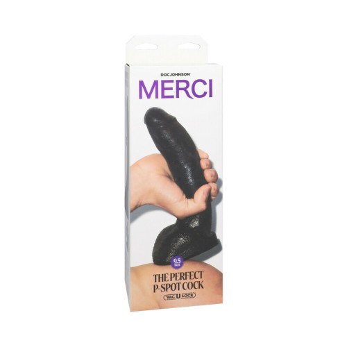 Dildo P-Spot de 9.5 in. con Base de Succión Removible