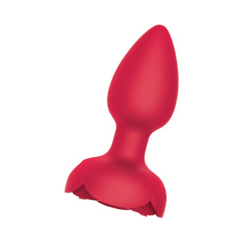 Plug Anal Iluminado de Silicona Rose Bud Tushy - Explora Nuevos Placeres
