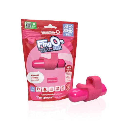 Vibrador de Dedo 4B FingO Slim Screaming O para Estimulación Intensa