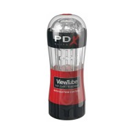 Stroker Transparente PDX Elite ViewTube 2 para Placer Intenso