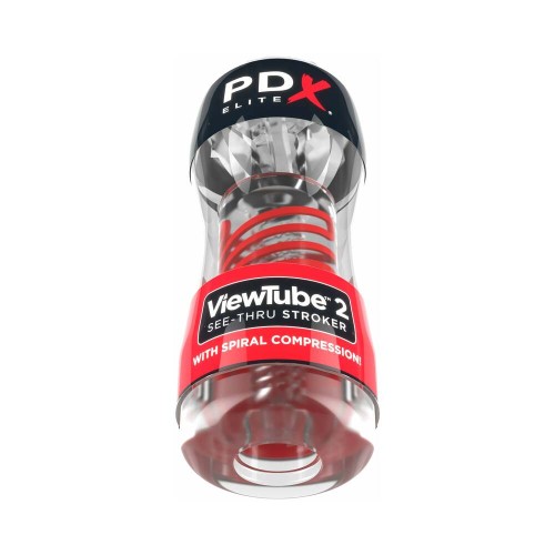 Stroker Transparente PDX Elite ViewTube 2 para Placer Intenso