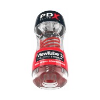 Stroker Transparente PDX Elite ViewTube 2 para Placer Intenso