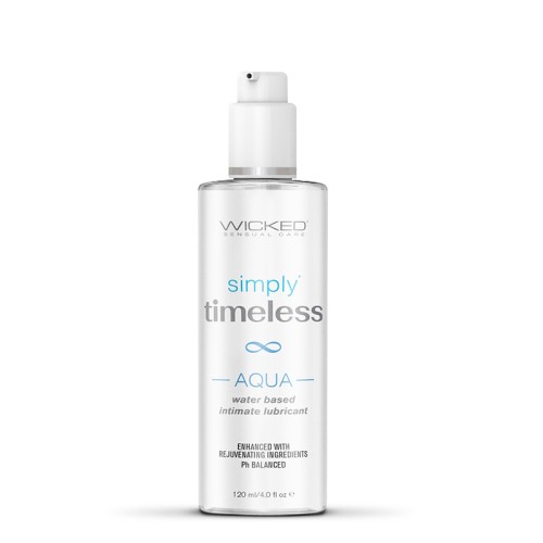 Wicked Simply Timeless Aqua 4 oz. Lubricante Personal