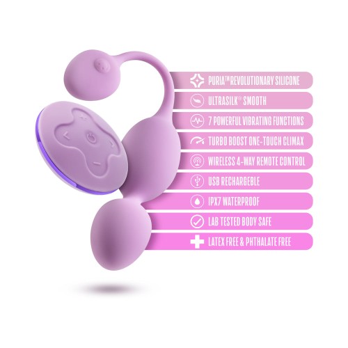 Bola Kegel Vibrante Wellness Raine Lila
