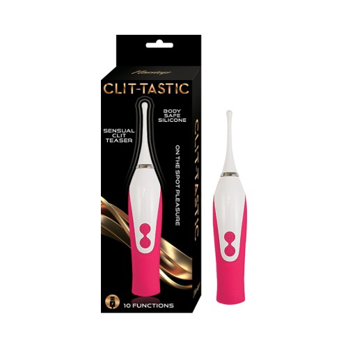 Clit-Tastic Teaser Clitorial Sensual Rojo Rosa