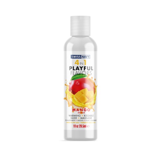 Swiss Navy 4 en 1 Sabores Juguetones Mango - Placer Versátil