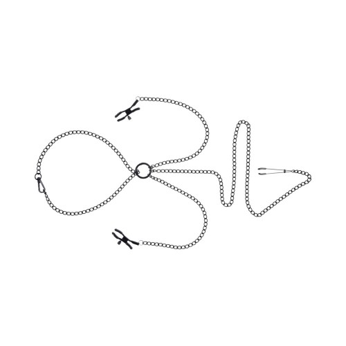 Sportsheets Saffron Nipple to Clit Bondage Set