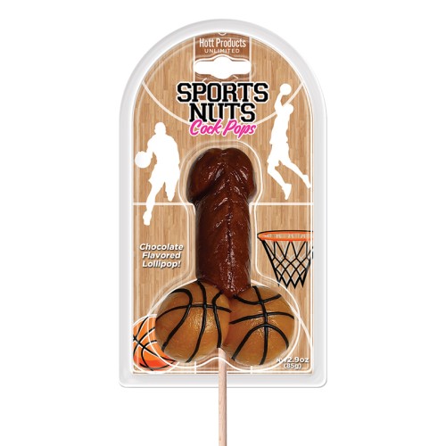 Chupetines Sports Nuts Baloncesto - Sabor Chocolate