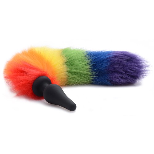 Tailz Rainbow Silicone Butt Plug
