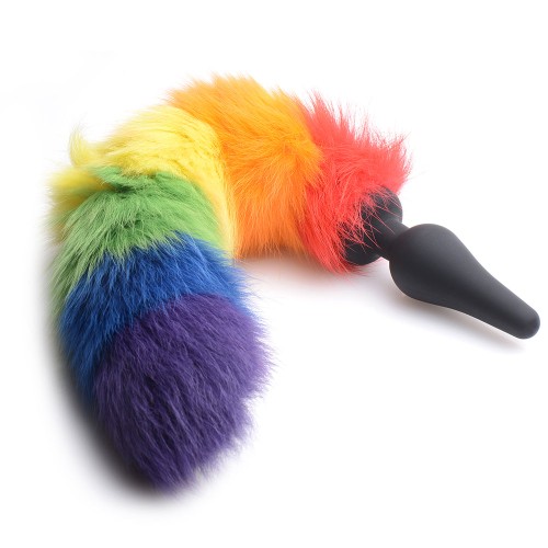 Tailz Rainbow Silicone Butt Plug