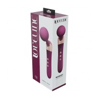 Vibrador LoveLine Serenity Wand de Silicona Recargable a Prueba de Agua