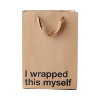 Snarky Gift Bags Wrapped This Myself - Perfect for Gag Gifts