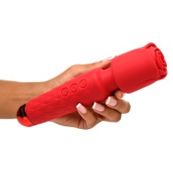 Bloomgasm Pleasure Rose 10X Silicone Wand with Rose Attachment for Intense Satisfaction