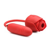 Vibrador Bloomgasm con Arremetida y Succión para Placer Intenso