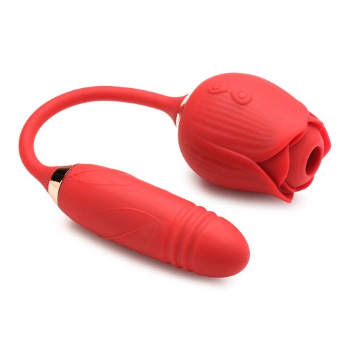Vibrador Bloomgasm con Arremetida y Succión para Placer Intenso