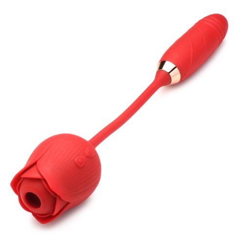 Vibrador Bloomgasm con Arremetida y Succión para Placer Intenso
