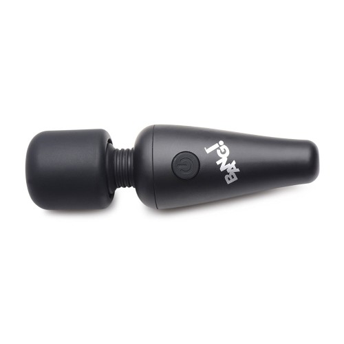 Varita Mini Vibradora de Silicona BANG! 10X Negra