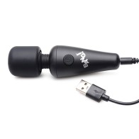 Varita Mini Vibradora de Silicona BANG! 10X Negra