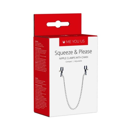 Squeeze Please Nipple Clamps for Intense Bondage