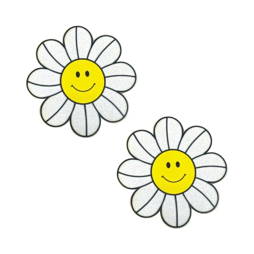 Neva Nude Glitter Groove Daisy Delights Pasties para los Pezones
