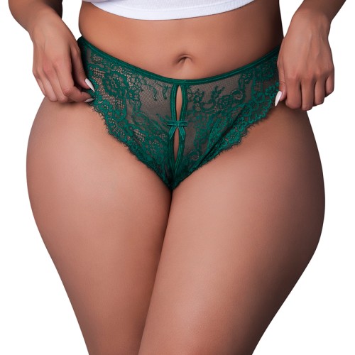Panty Emerald de Entrepierna Dividida Magic Silk Evermore Talla Reina