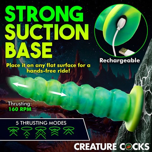 Creature Cocks Dildo Silicona Vibrante y Thrusting