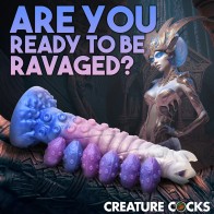 Dildo de Silicona Ovipositor Tenta-Queen de Creature Cocks