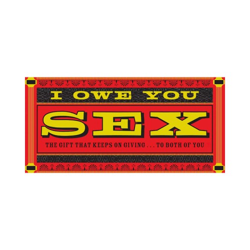 IOU Sex Gift Coupons for Intimacy Fun