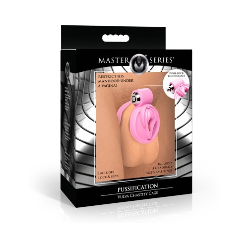 Jaula de Castidad Vulva Locking Master Series para Sumisión