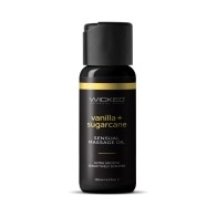 Wicked Vanilla Sugarcane Massage Oil 4 oz