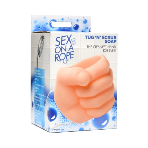Sex On A Rope Tug n Scrub Soap Unique Gag Gift