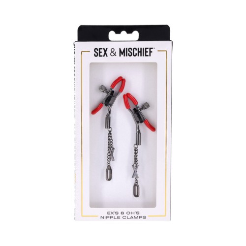 Ex's & Oh's Adjustable Nipple Clamps
