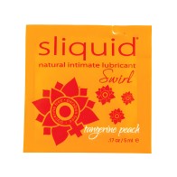 Sliquid Naturals Swirl Lubricant - Peach Flavor