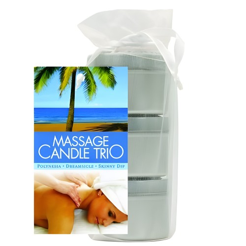 Earthly Body Massage Candle Trio Gift Bag - 2 oz