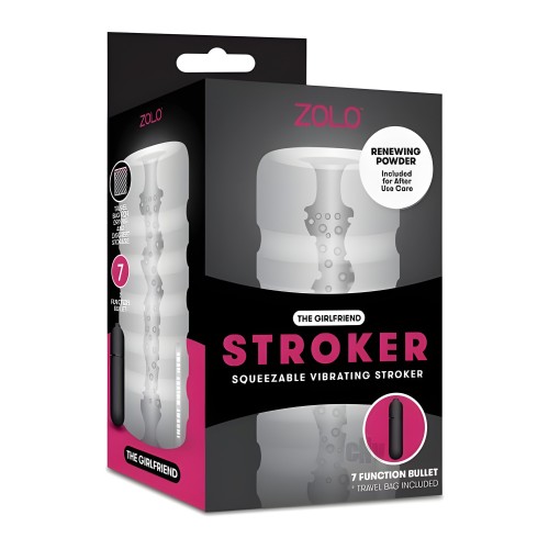 Vibrating Squeezable Stroker for Pleasure