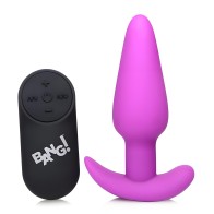 Plug Anal de Silicona Vibrante con Control Remoto