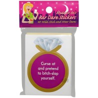 Bride To Be's Bar Dare Stickers