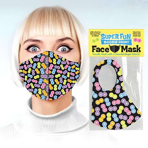 Super Fun Boob Print Mask