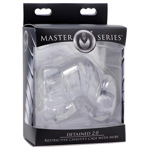 Restrictive Chastity Cage with Nubs - Master Series