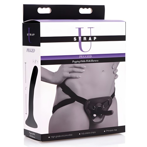 Pegged Pegging Dildo With Harness
